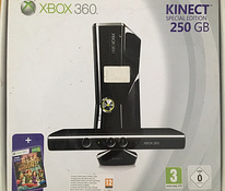 Müüa XBOX-360 (250 GB) + sensor Kinect + juhtkang