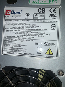 Блок питания A Open 110 w max (3 фото из 4)