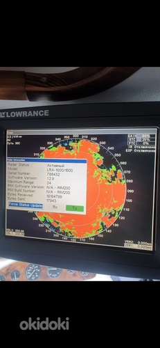 Lowrance 9200c +радар lra1000 (фото #9)