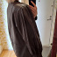 Куртка из натуральной кожи коричневая, оверсайз, винтаж (фото #2)