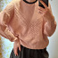 Свитер женский HM нежно-розовый. размер L (фото #1)