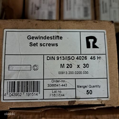 DIN 913/ ISO 4026-45H St M20x30 Set screws (фото #3)