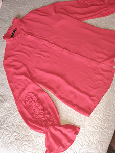 Zara Basic очаровательная красная блузка s.S