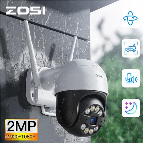 ZOSI valvekaamera 1080P WiFi IP välikaamera prožektoriga (foto #1)