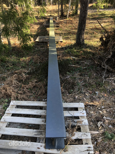 HEB220 tala 10630mm krunditud ja värvitud