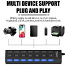 Адаптер USBハブUSB Switch Hub 2.0 Высокоскоростной многопортовый концентратор на 7 портов (фото #4)