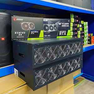 Mining Cool Box - all in one 12gpu mining rig case (1 foto / 3)