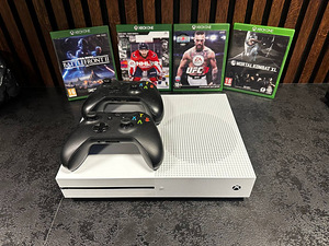 Xbox One S täiskomplekt — 2 pulti + 4 mängu, ühenda ja mängi (5 foto / 5)