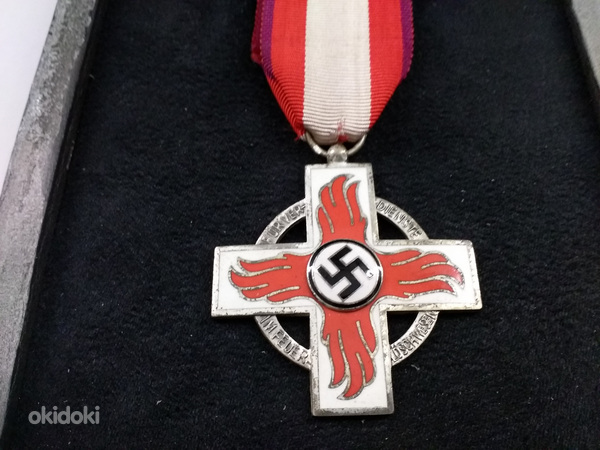Почетный крест немецкого пожарного Клеймо 60 Оригинал 100 % (фото #3)
