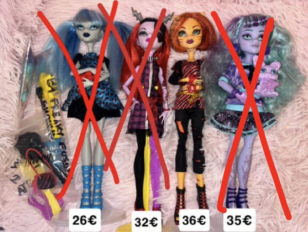 Monster High nukud