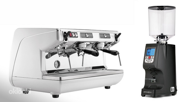 Nuova Simonelli Appia Life Compat 2+EUREKA ATOM SPECIALTY 75