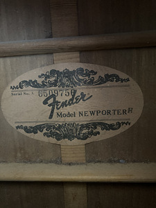 Fender Newporter (3 foto / 9)