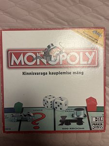 Monopoli kinnisvaraga kauplemise mäng (1 foto / 2)