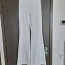 White flared trousers, patrizia pepe / laienevad püksid (foto #3)