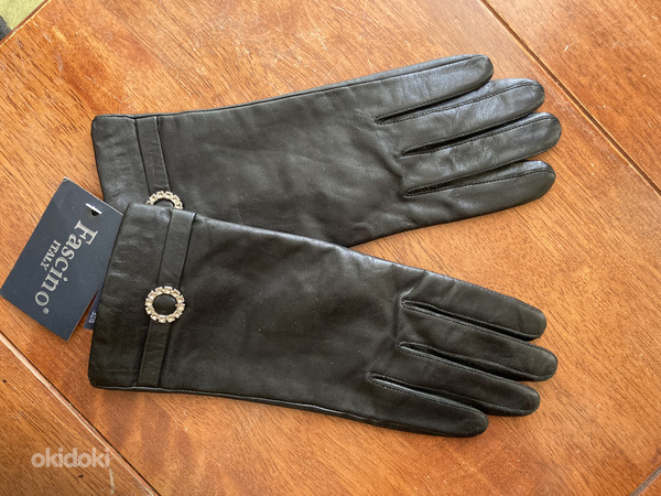 Кожаные перчатки s6.5. Новый (фото #1)