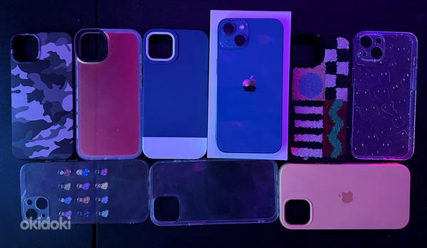 Продам оригинальный iPhone 13 синего цвета на 128 GB! (фото #7)