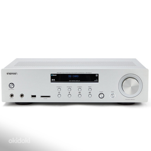 AIWA stereoressiiver AMU-120BT, hõbe