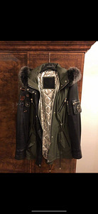 Philipp Plein täisnahast parka nat karvakraega (3 foto / 5)