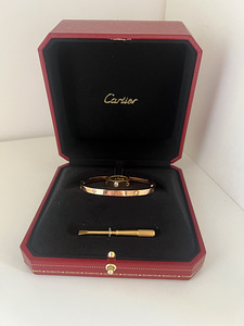 Cartier set love bracelet( Au750) (5 foto / 5)