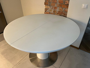 Ümmargune pikendatav söögilaud d=120/160cm (4 foto / 7)