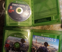 Müüa Xbox One mängud Just Cause 4 ja Watch Dogs 2