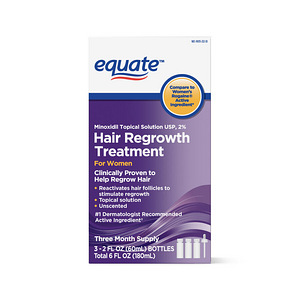 Minoxidil Equate 2% naistele (komplekt) Minoxidil (1 foto / 3)