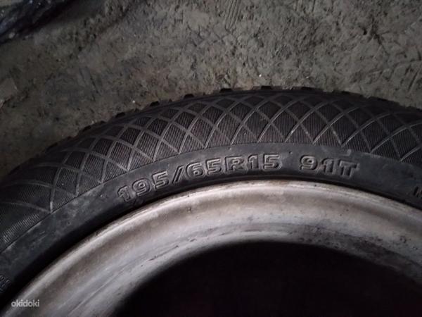 Зимняя резина на оригинальных литых дисках BMW. 15 дюймов (фото #3)