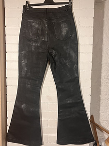 Rick Owens waxed flared jeans (1 foto / 5)