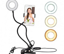 Светодиодная лампа с держателем для телефона Selfie Ring l