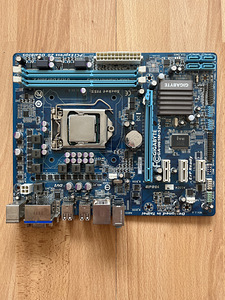 GIGABYTE GA-H61M-S2V-B3 emaplaat + i7-2600 prose (1 foto / 2)