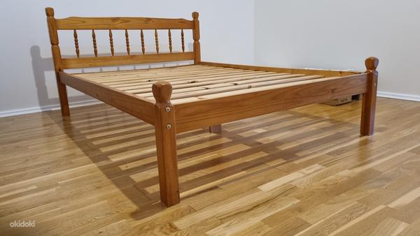Деревянная кровать с матрасом - 135 x 190 (фото #7)