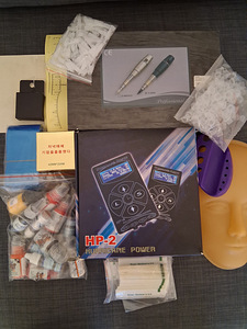 Püsimeigi seade/tätoveering+pigment+tarvikud (1 foto / 8)