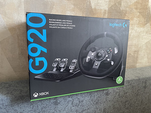 Gaming steering wheel Logitech G920 (8 foto / 9)