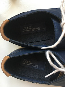 ZARA nahast tumesinised kingad, nr 34 (4 foto / 4)
