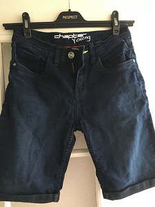 Короткие джинсы для мальчика, размер 152
