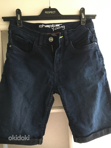Короткие джинсы для мальчика, размер 152 (фото #1)