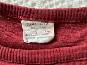 ZARA pikkade varrukatega T-särk, s 128 (3 foto / 4)