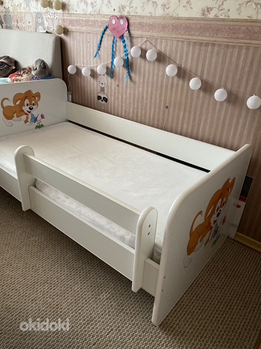 Детская кровать 140х70 и матрас (фото #1)