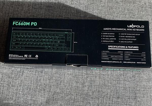 Klaviatuur Leopold FC660M PD Cherry MX speed silver (foto #2)