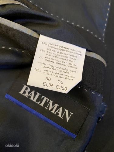 Темно-серый / черный мужской костюм Baltman (брюки и куртка) (фото #6)