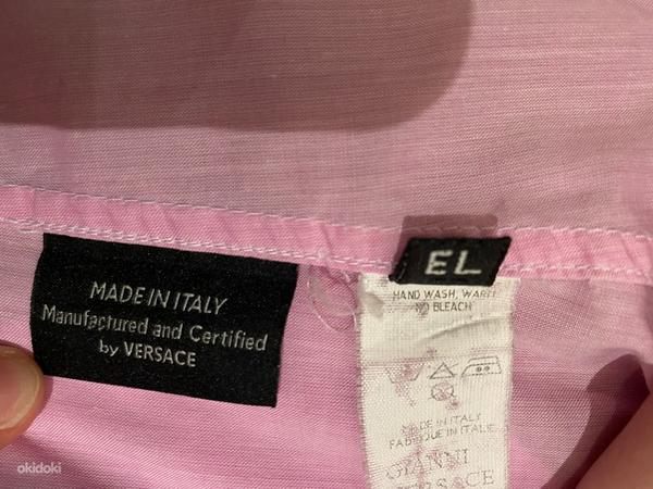 Рубашка мужская versace розовая - размер 52 (фото #3)
