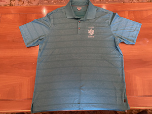 Синяя футболка-поло Cannes Mandelieu Golf Club - размер XL
