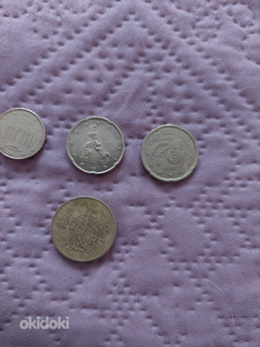 50- ja 20-sendised mündid (foto #1)