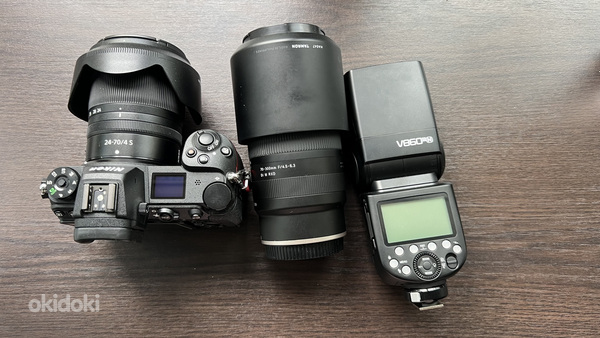 Nikon z6II + комплектный объектив + Tamron 70-300 + вспышка (фото #1)