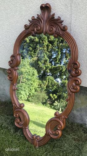 Зеркало из массива дерева (фото #2)