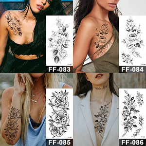 Переводные Временные татуировки. Тату. Flash Tattoo. Перевод (6 фото из 10)