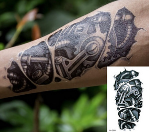 Переводные Временные татуировки. Тату. Flash Tattoo. Перевод (7 фото из 10)