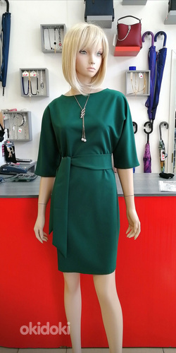Uus roheline kleit s.40(+6) /Новое платье р.46 (фото #1)
