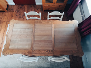 Müüa pikendatav söögilaud + 4 tooli + diivanilaud (3 foto / 5)