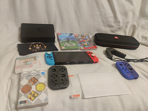 Nintendo Switch OLED+Чехол+Игры+Подарок (2 фото из 4)